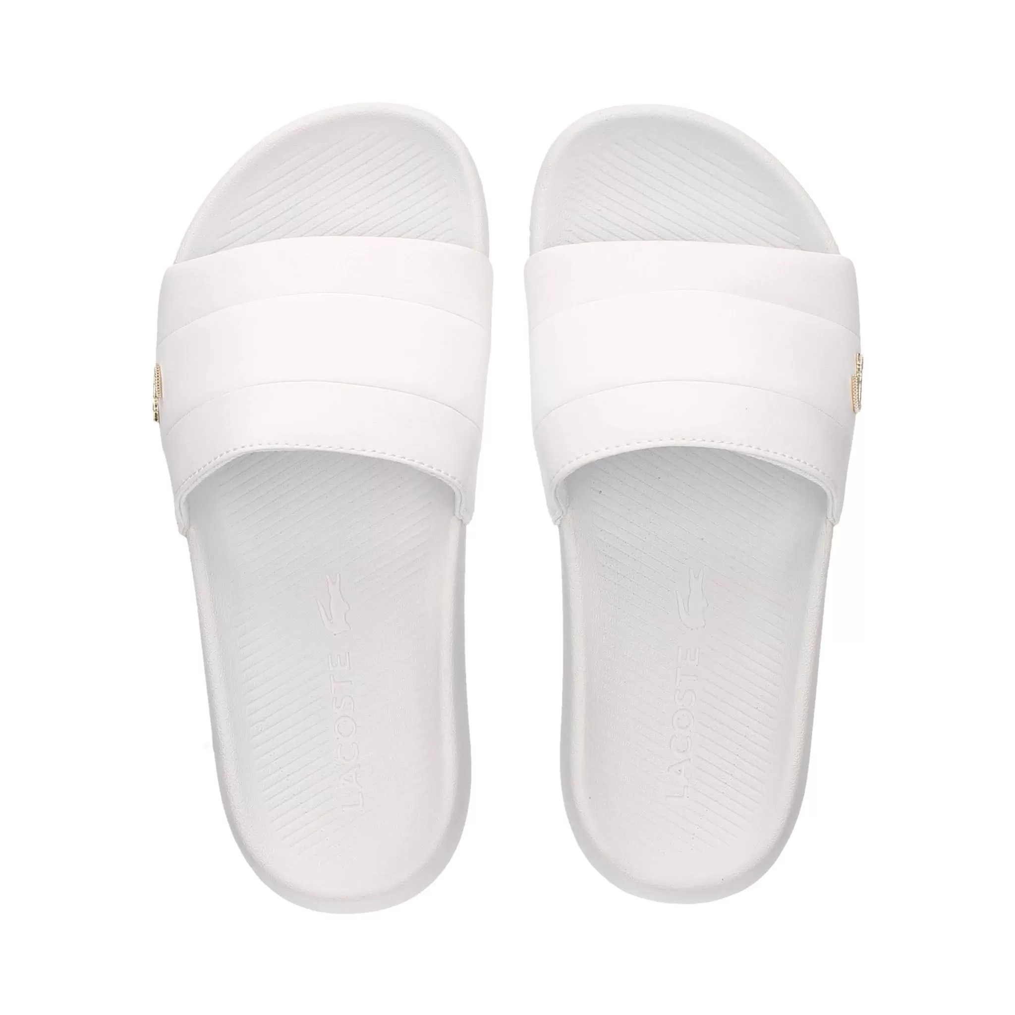 Lacoste Croco Slide 120 3 Womens White Sliders