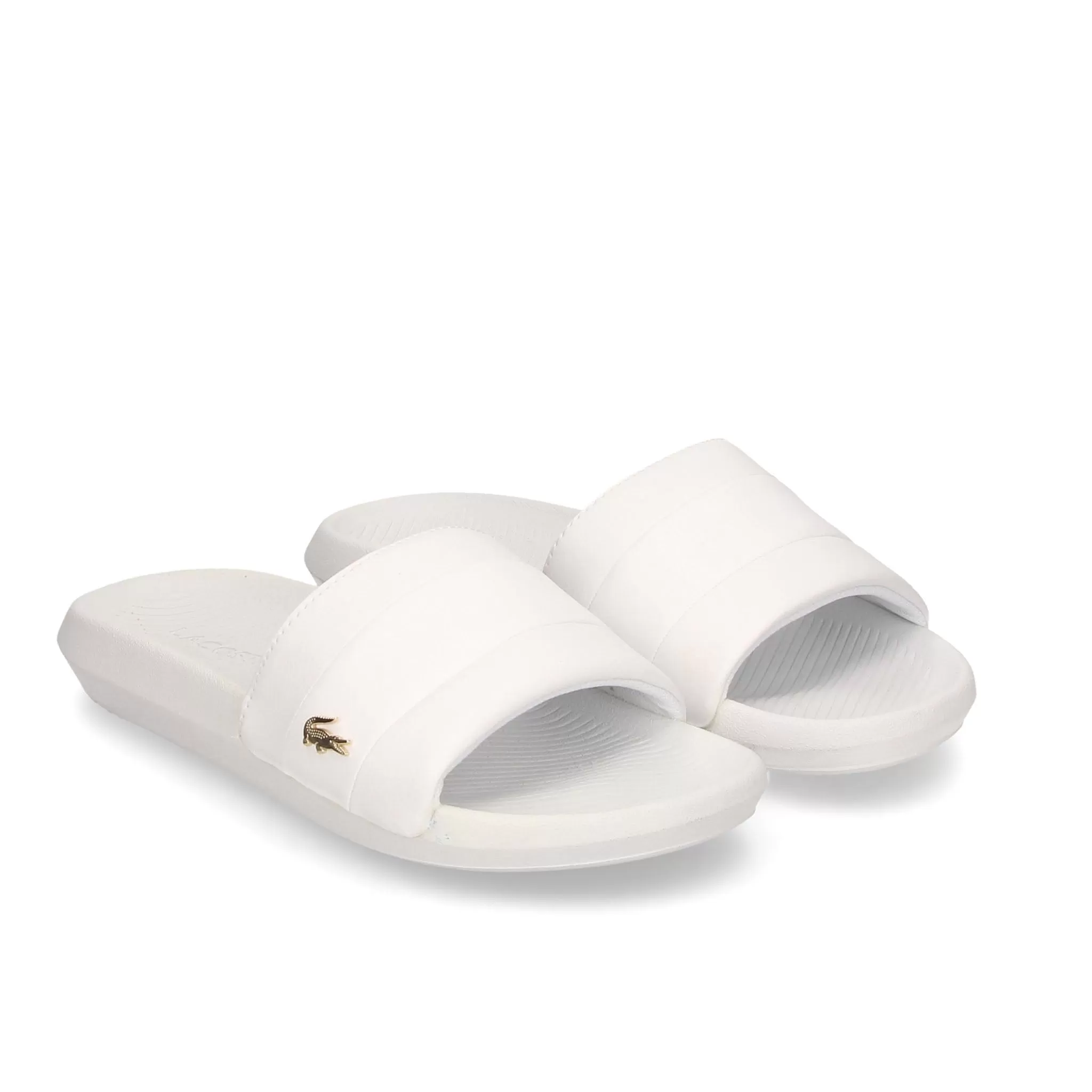 Lacoste Croco Slide 120 3 Womens White Sliders