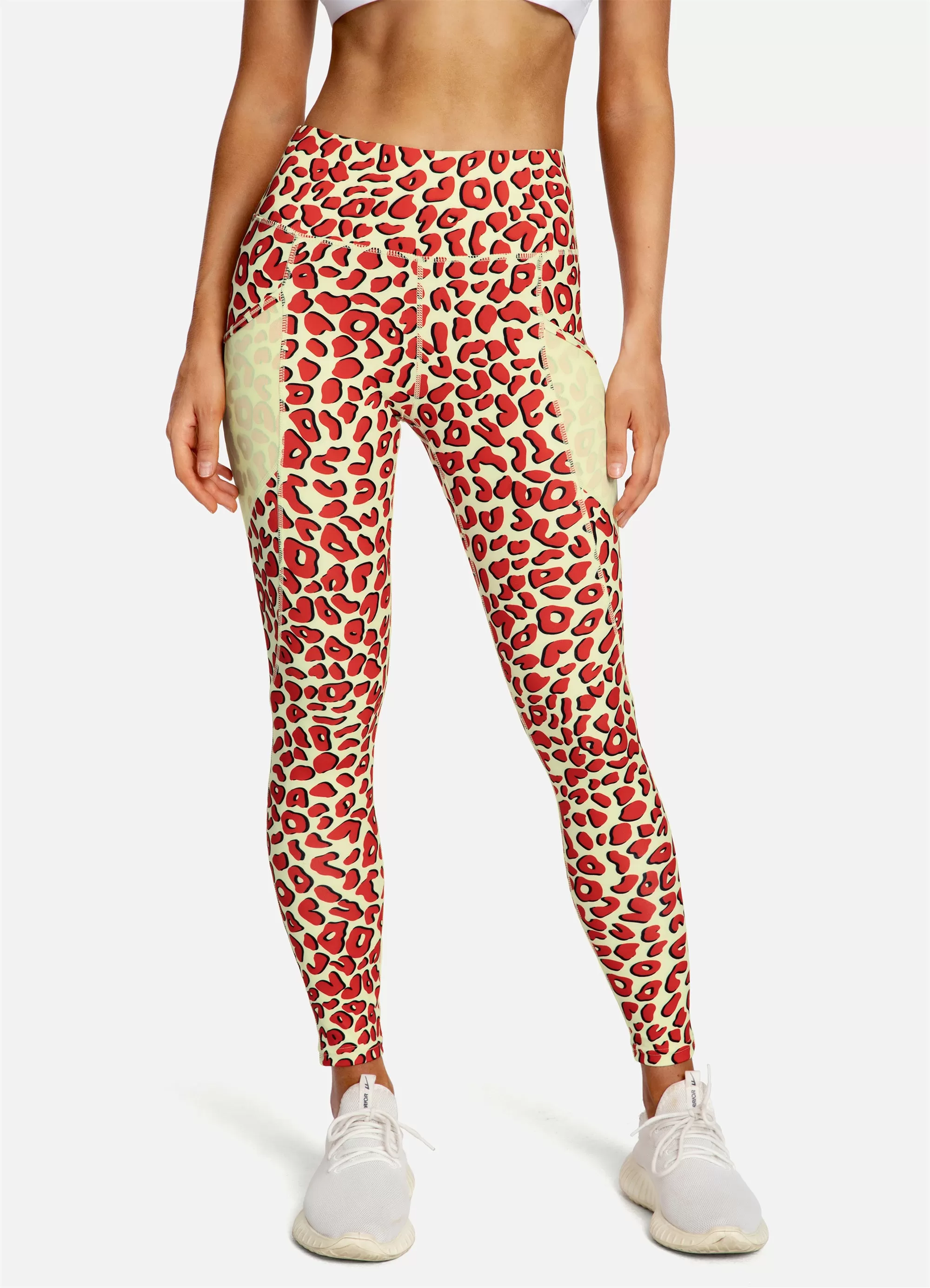 Leopard Print Waist Tights Leggings