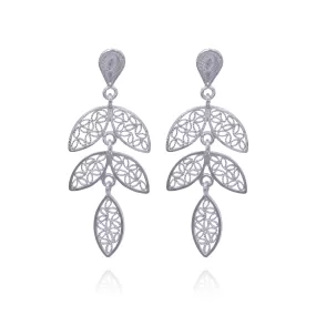 LORRAINE SILVER EARRINGS FILIGREE