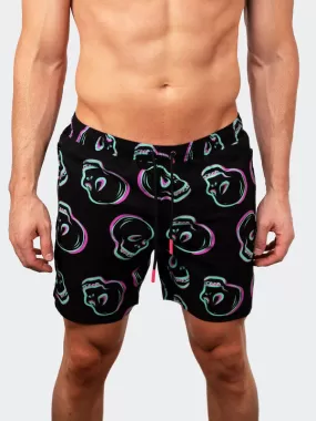 Maceoo Swim | Swim Lion SkullFloat Black