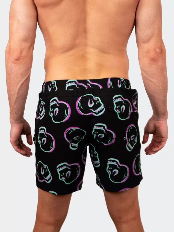 Maceoo Swim | Swim Lion SkullFloat Black