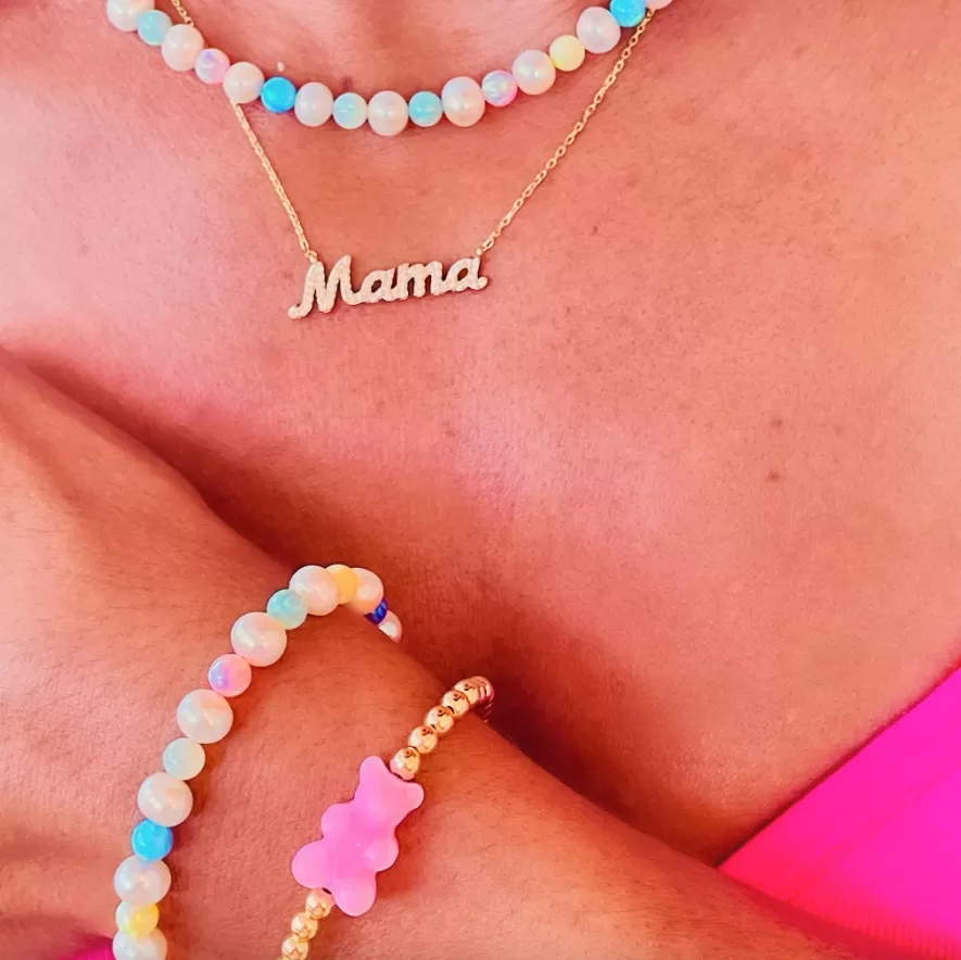 Mama CZ Pave Necklace