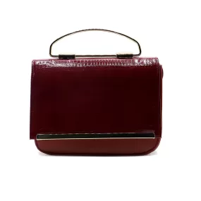 Maroon Casual Clutch C00C08032