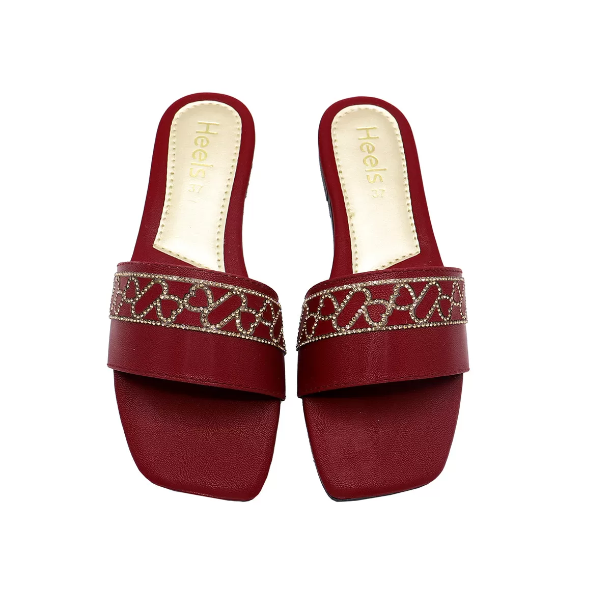 Maroon Casual Slipper 000386