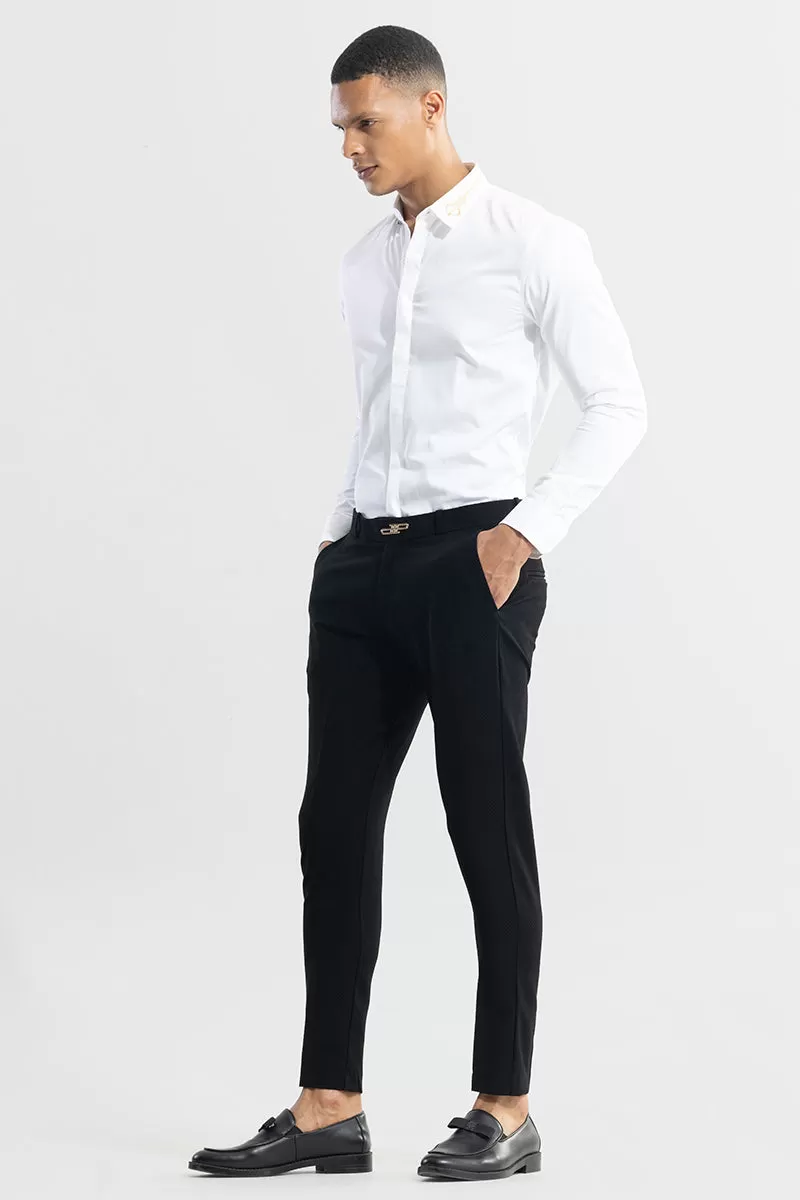 Masonry Black Trouser