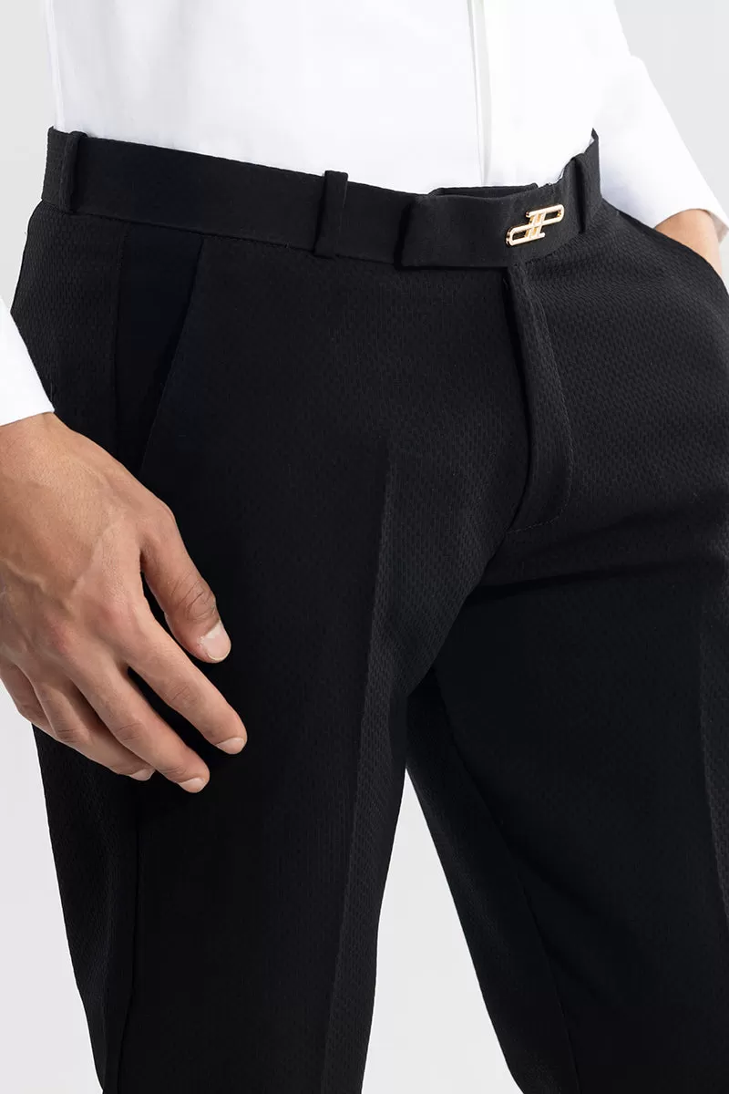 Masonry Black Trouser