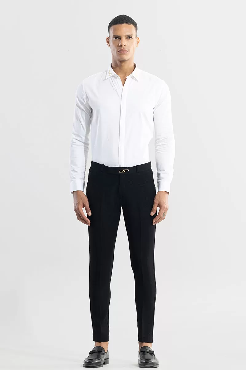 Masonry Black Trouser