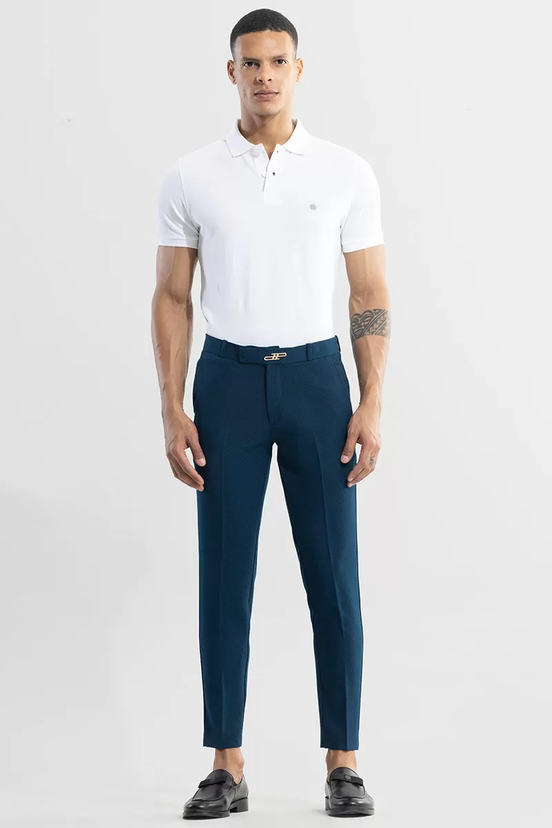 Masonry Peacock Blue Trouser