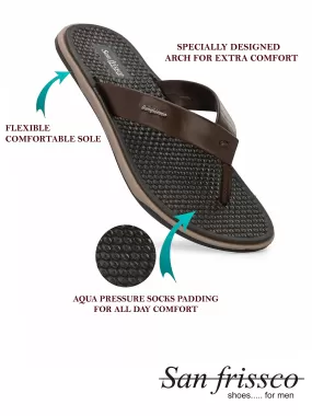 Matrix Brown Casual Slippers