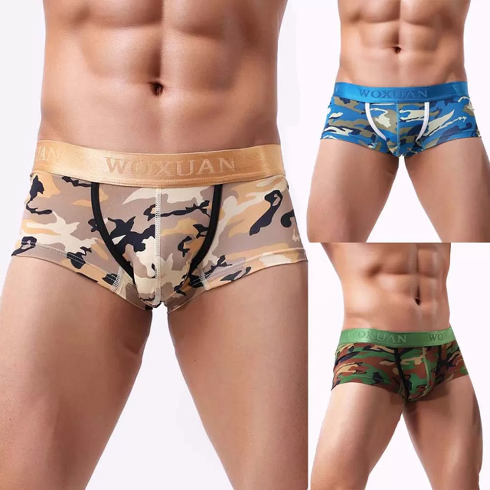 Men Sexy Underwear Briefs hombre Shorts Bulge Pouch