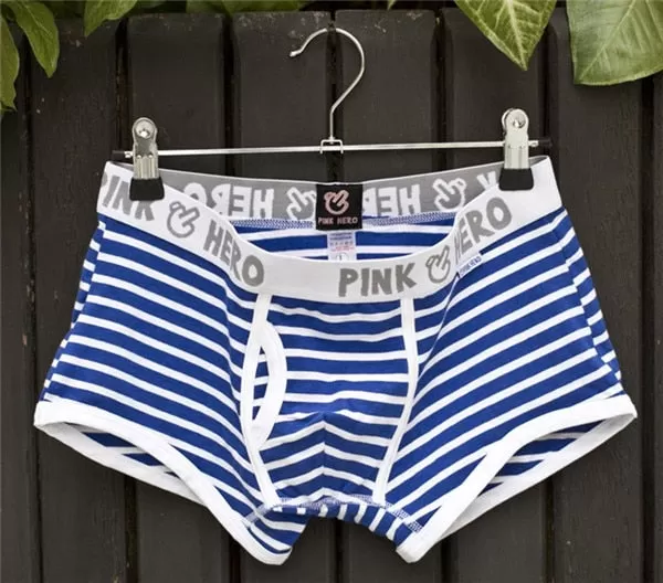 Men Underwear Boxers Sexy Striped Cotton Men Boxer Shorts Panties