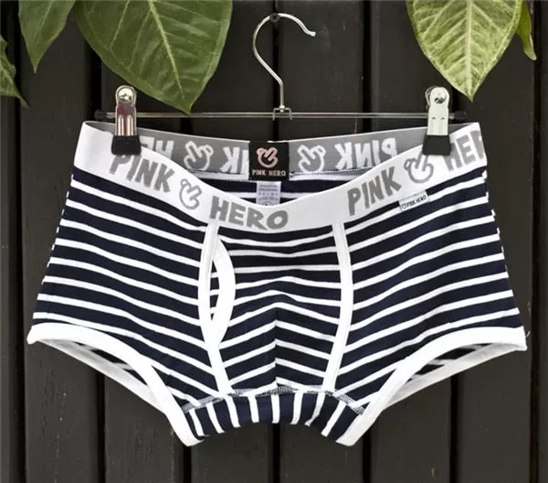 Men Underwear Boxers Sexy Striped Cotton Men Boxer Shorts Panties