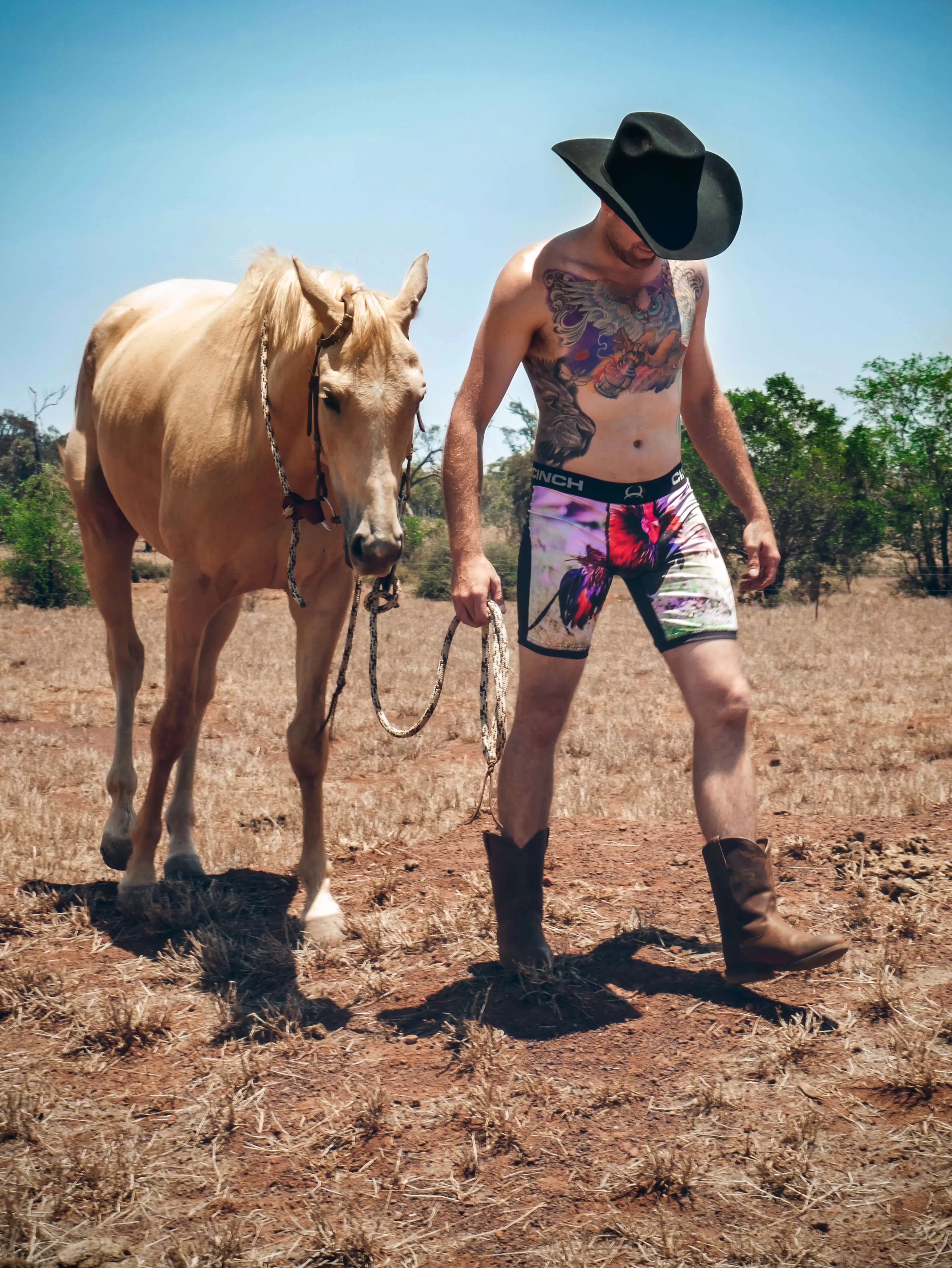 Men's Cinch Cock Boxer Briefs 9 Leg