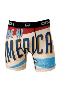 MEN'S Cinch MADE IN AMERICA PRINT 6 BOXER BRIEFS