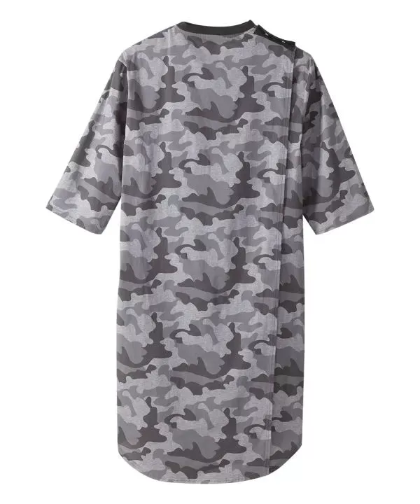 Men's Hospital Gown with Back Overlap