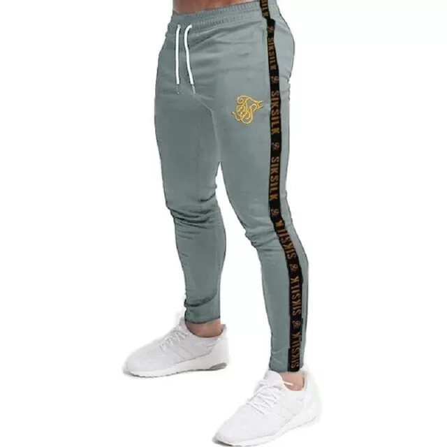 Mens Joggers Sweatpants Skinny Tracksuit