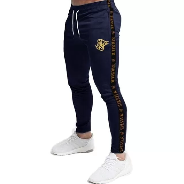 Mens Joggers Sweatpants Skinny Tracksuit