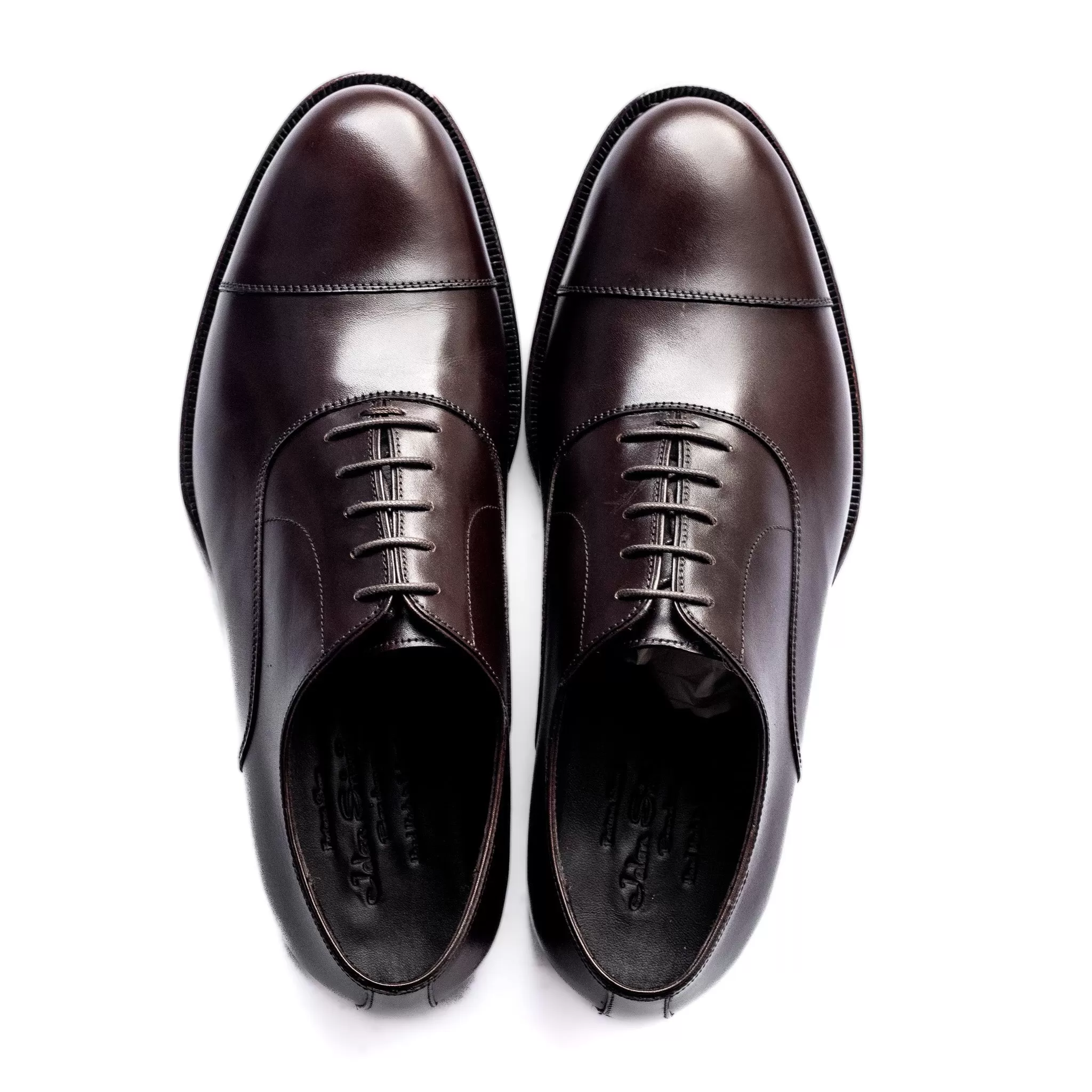 Men's Oxford Cap Toe / Dark Brown 98655