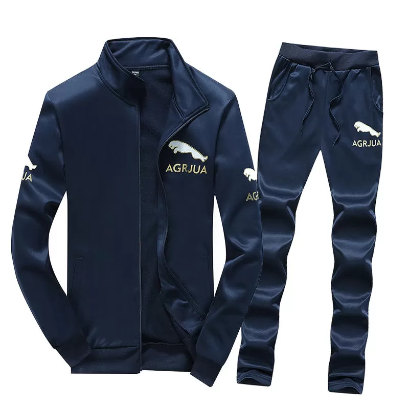 Men's Spring Autumn Running Sports Set Long Sleeve Fitness Sport Wear