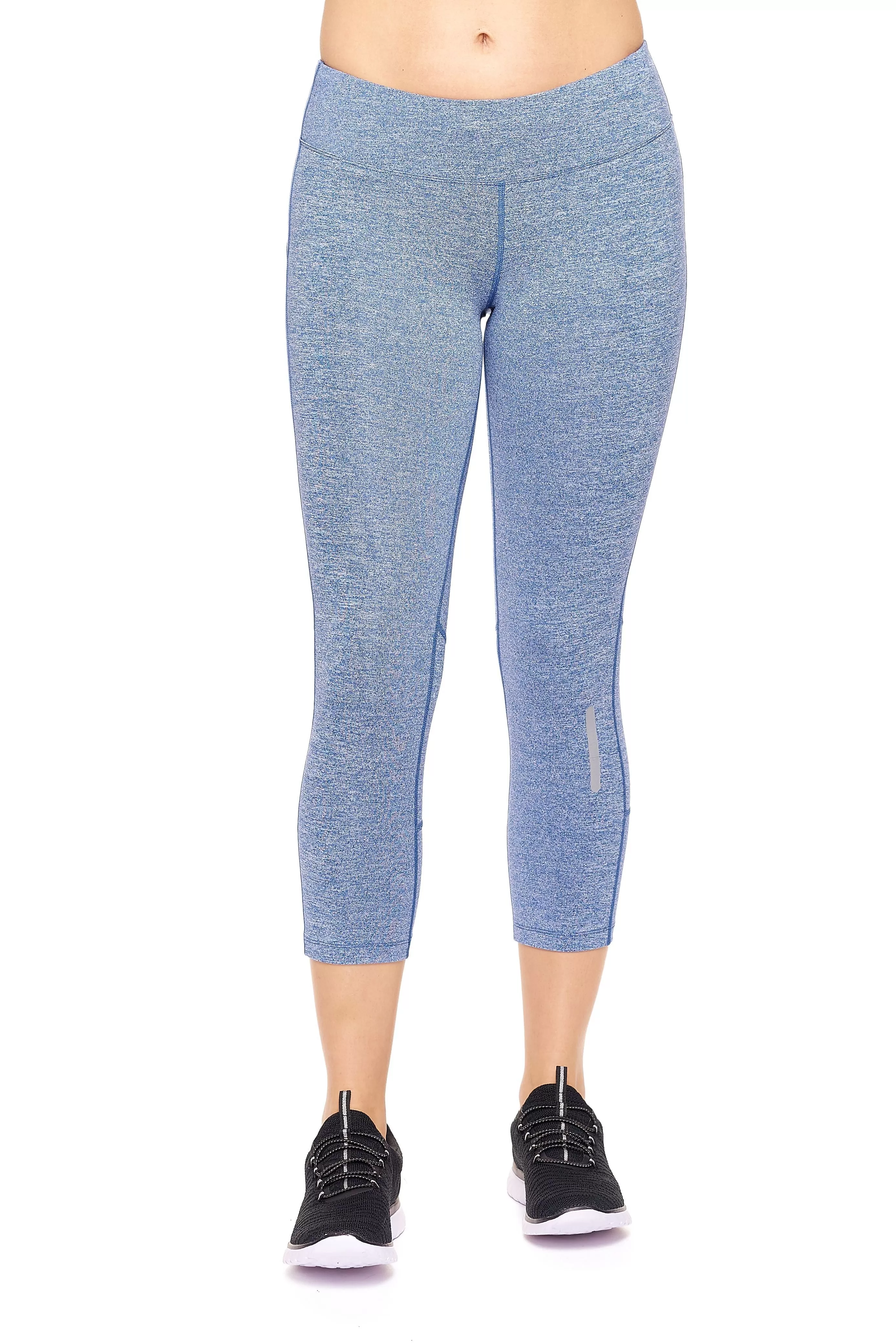 Mid-Rise Zip Pocket Capri Leggings