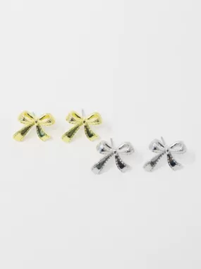 Mini Bow Studs