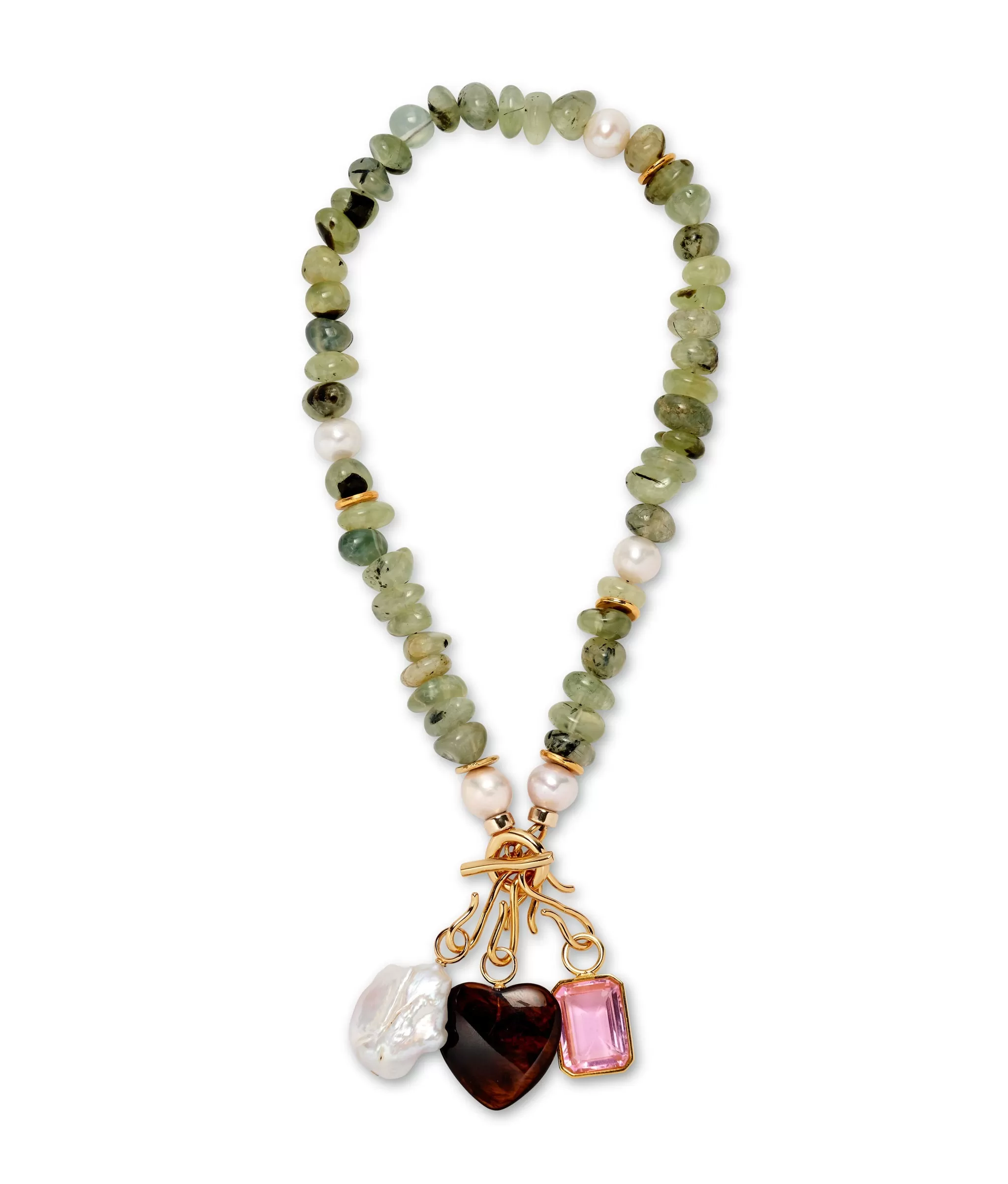 Mood Necklace in Prehnite