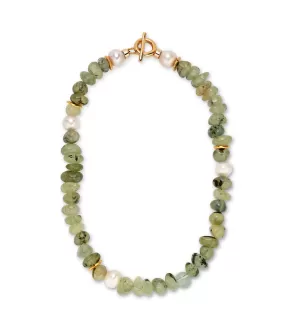 Mood Necklace in Prehnite