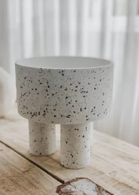 Morgan Terrazzo Footed Pot