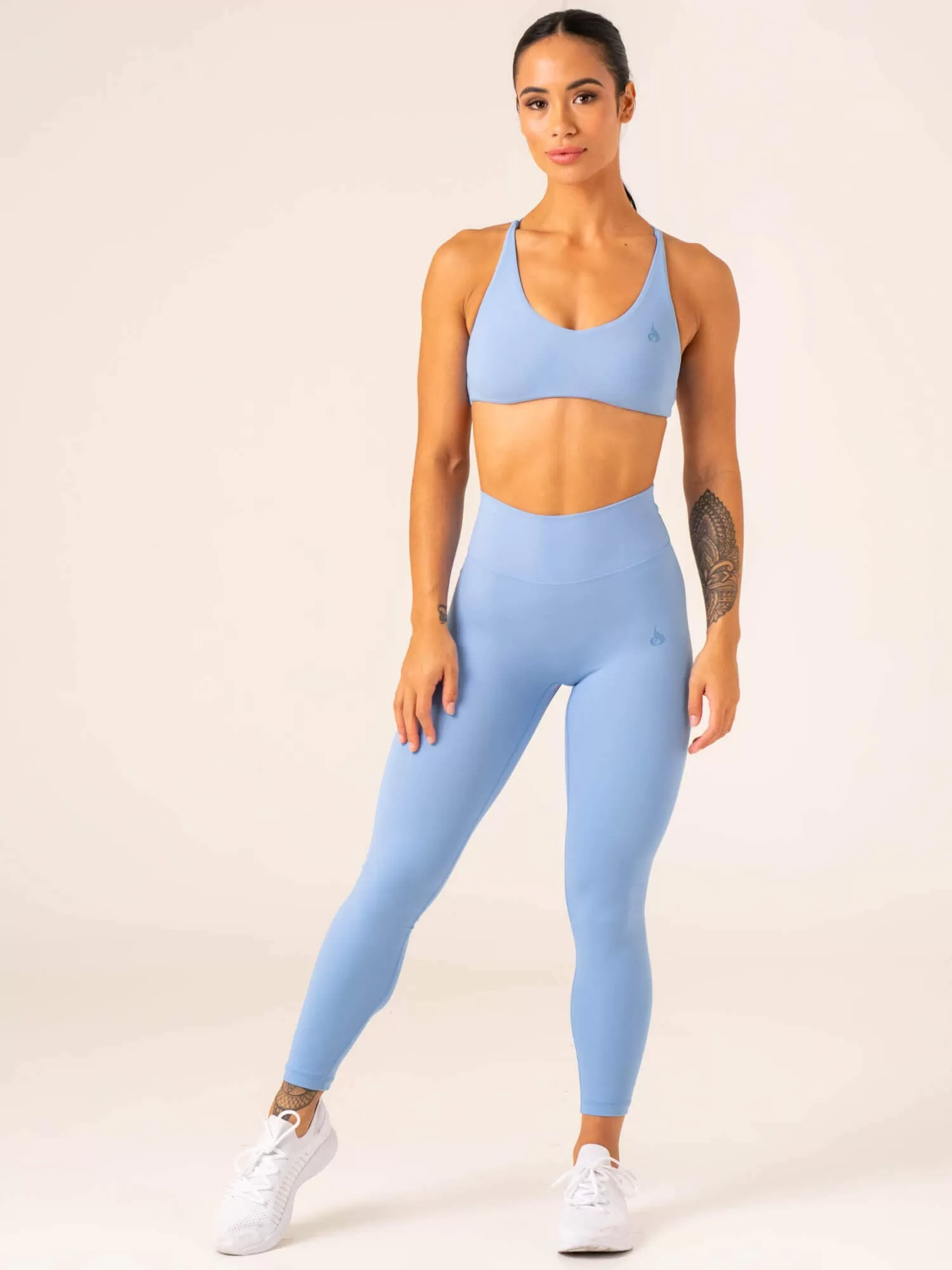 NKD High Waisted Scrunch Leggings - Blue