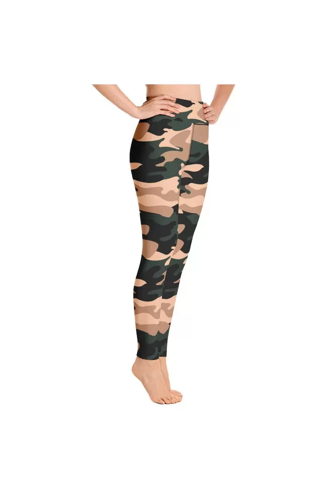 Nude Tone Camouflage Yoga Leggings