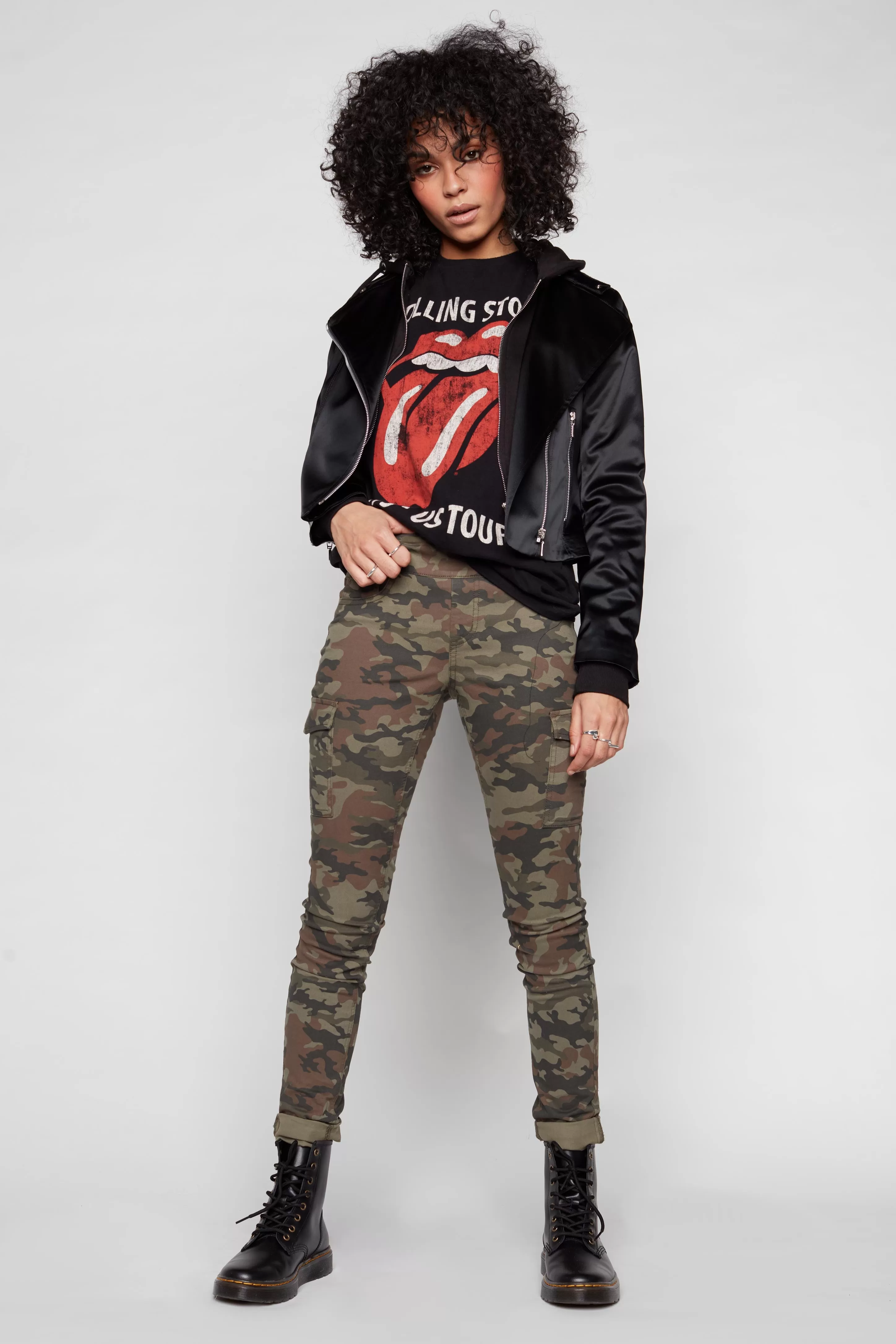 OLIVIA - Pull-On Jeggings - Camo