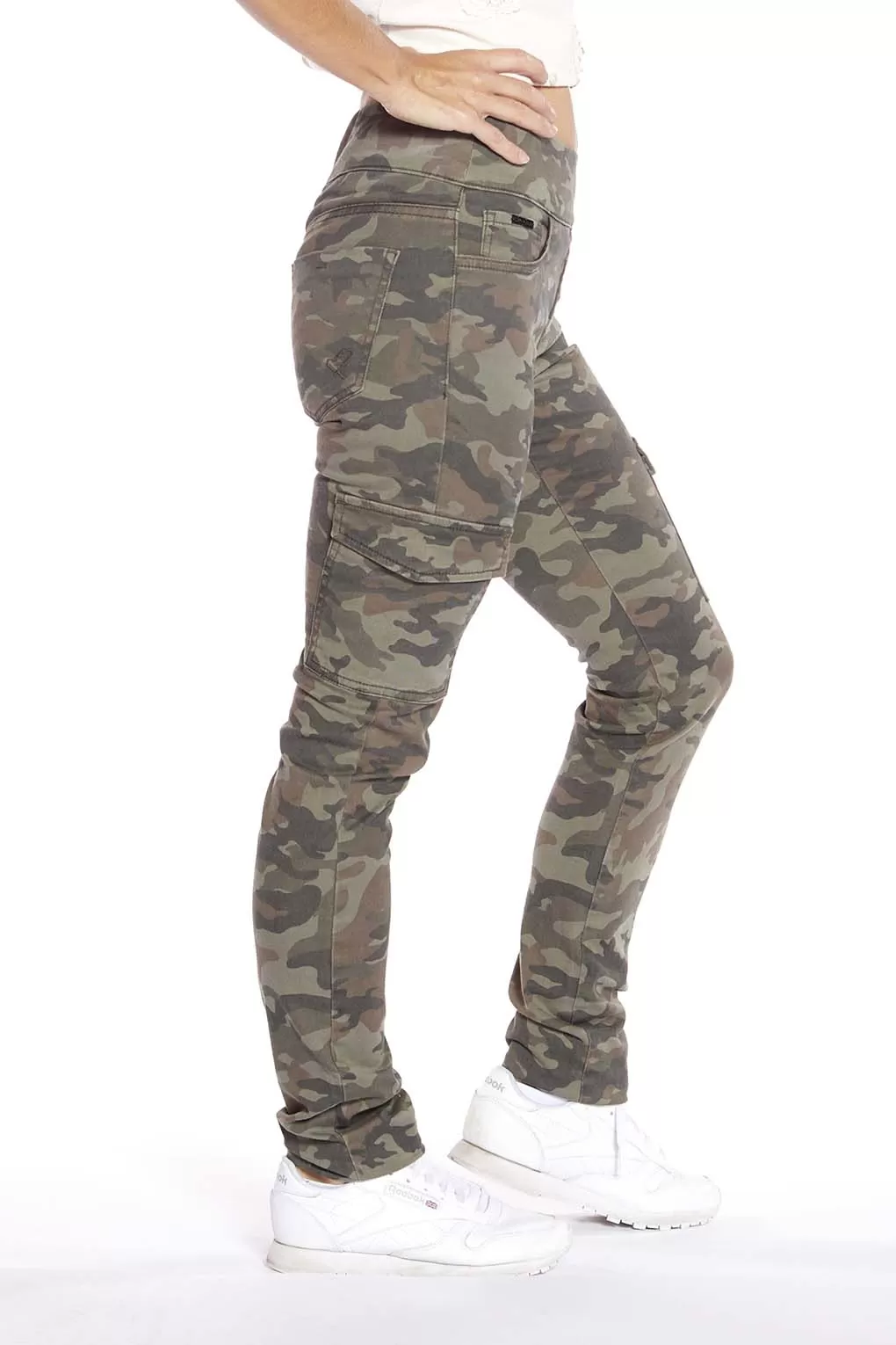 OLIVIA - Pull-On Jeggings - Camo