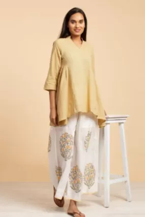 Organic Women Mustard Kurta