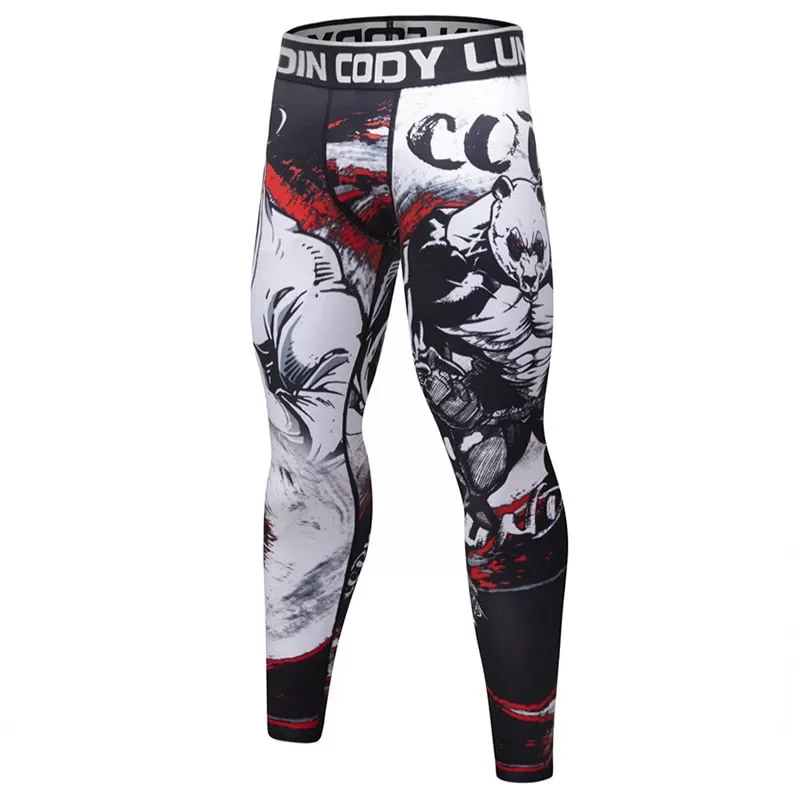 Panda 'Pumped' Compression Leggings Spats