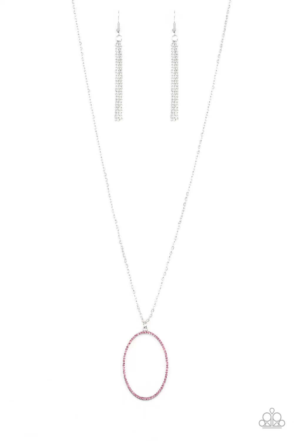 Paparazzi A Dazzling Distraction - Pink Necklace