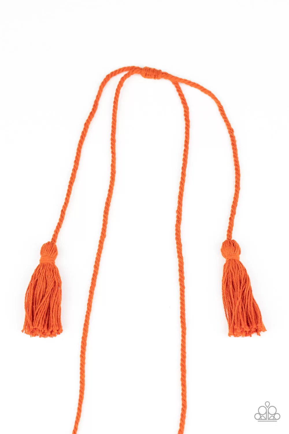 Paparazzi Accessories - Between you and MACRAME - Orange Necklace