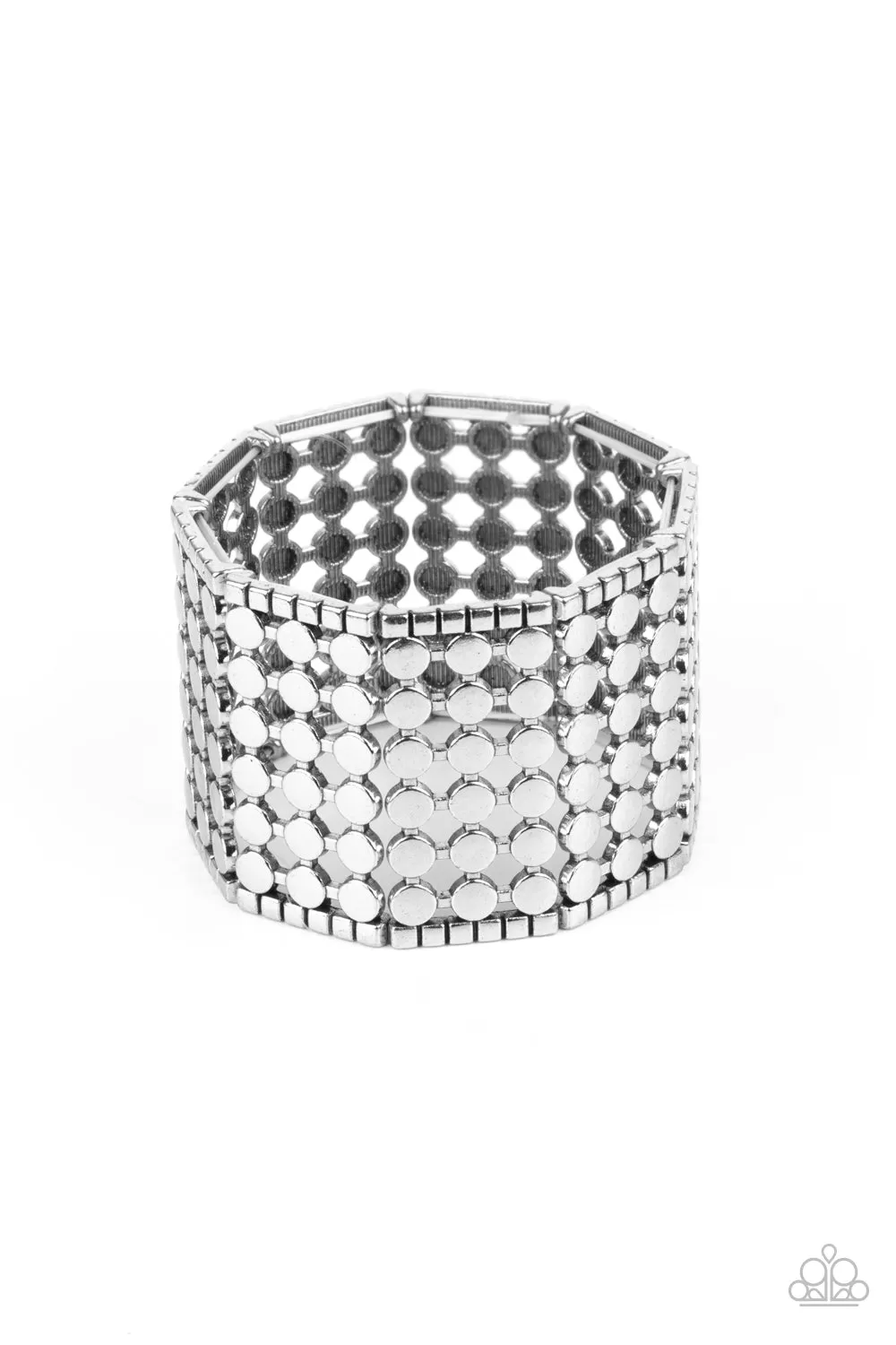 Paparazzi Accessories - Cool and CONNECTED - Silver Bracelet