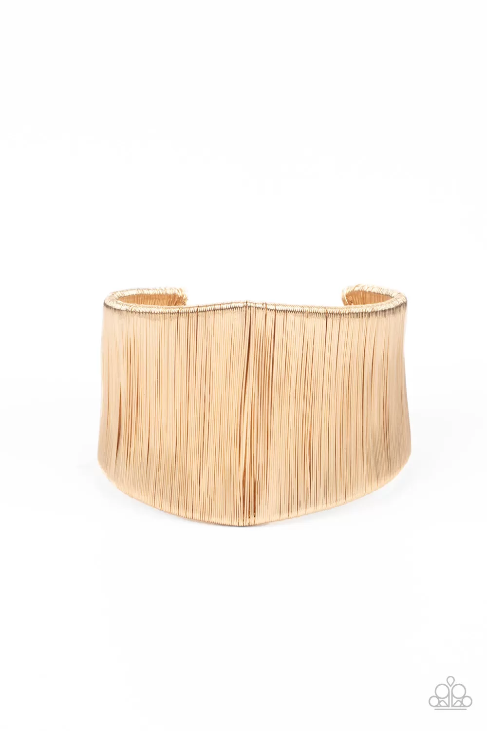 Paparazzi Accessories - Hot Wired Wonder - Gold Cuff