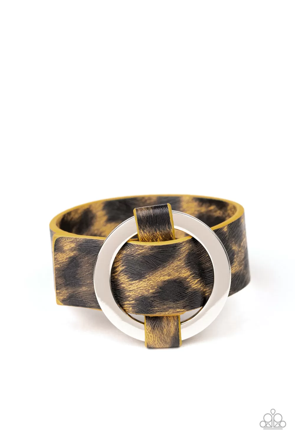 Paparazzi Accessories - Jungle Cat Couture - Yellow Bracelet