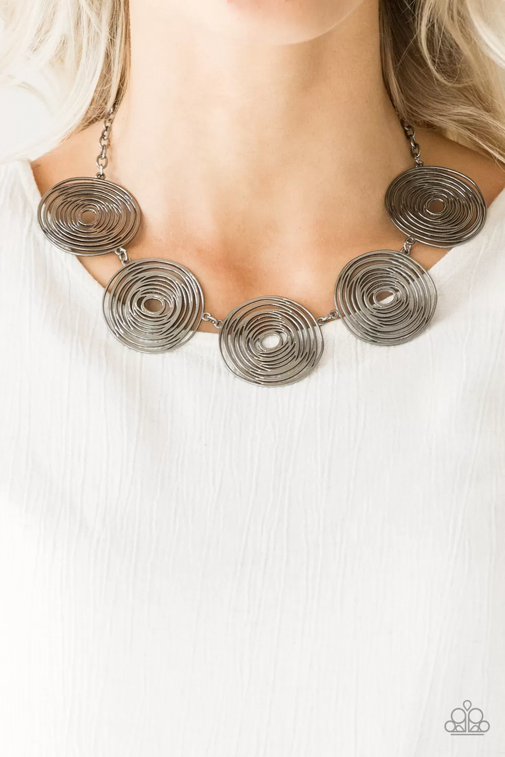 Paparazzi Accessories - SOL-Mates - Black Necklace