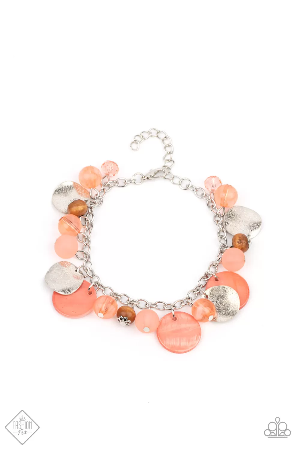 Paparazzi Accessories - Springtime Springs - Orange Bracelet