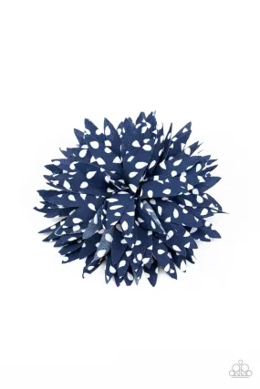 Paparazzi Hair Accessories ~ Polka Panache - Blue Hair Clip