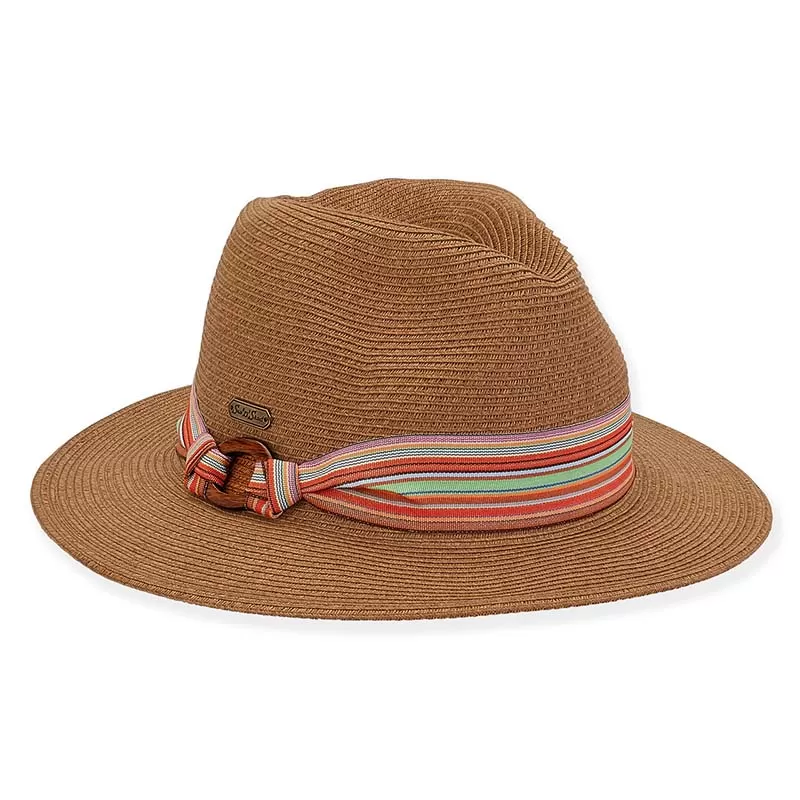 Paper Braid Fedora Hat