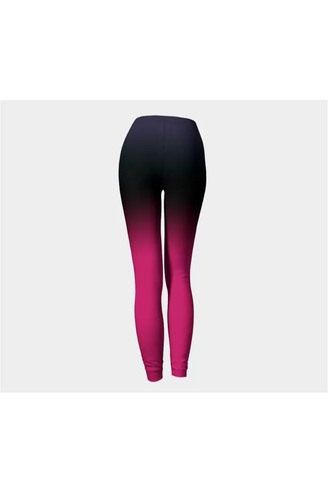 Peacock Pink Gradient Leggings