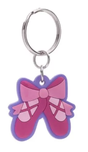 Pink Ballet Shoe Keyring