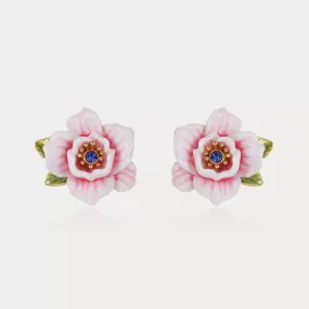 Pink Rose Earrings