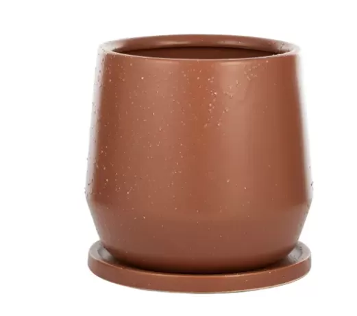 Pitot Ceramic Pot - 18 x 18 cm Terracotta