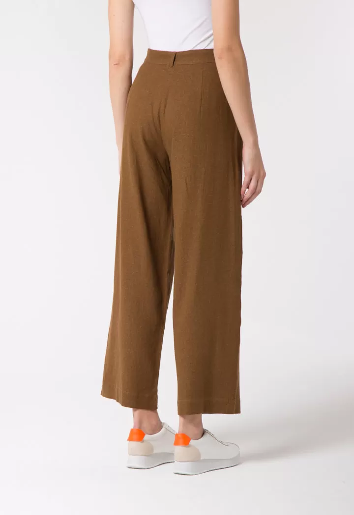 Plain Linen Culottes