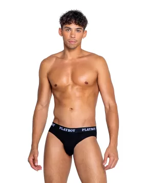 Playboy Mens Modal Gym Briefs